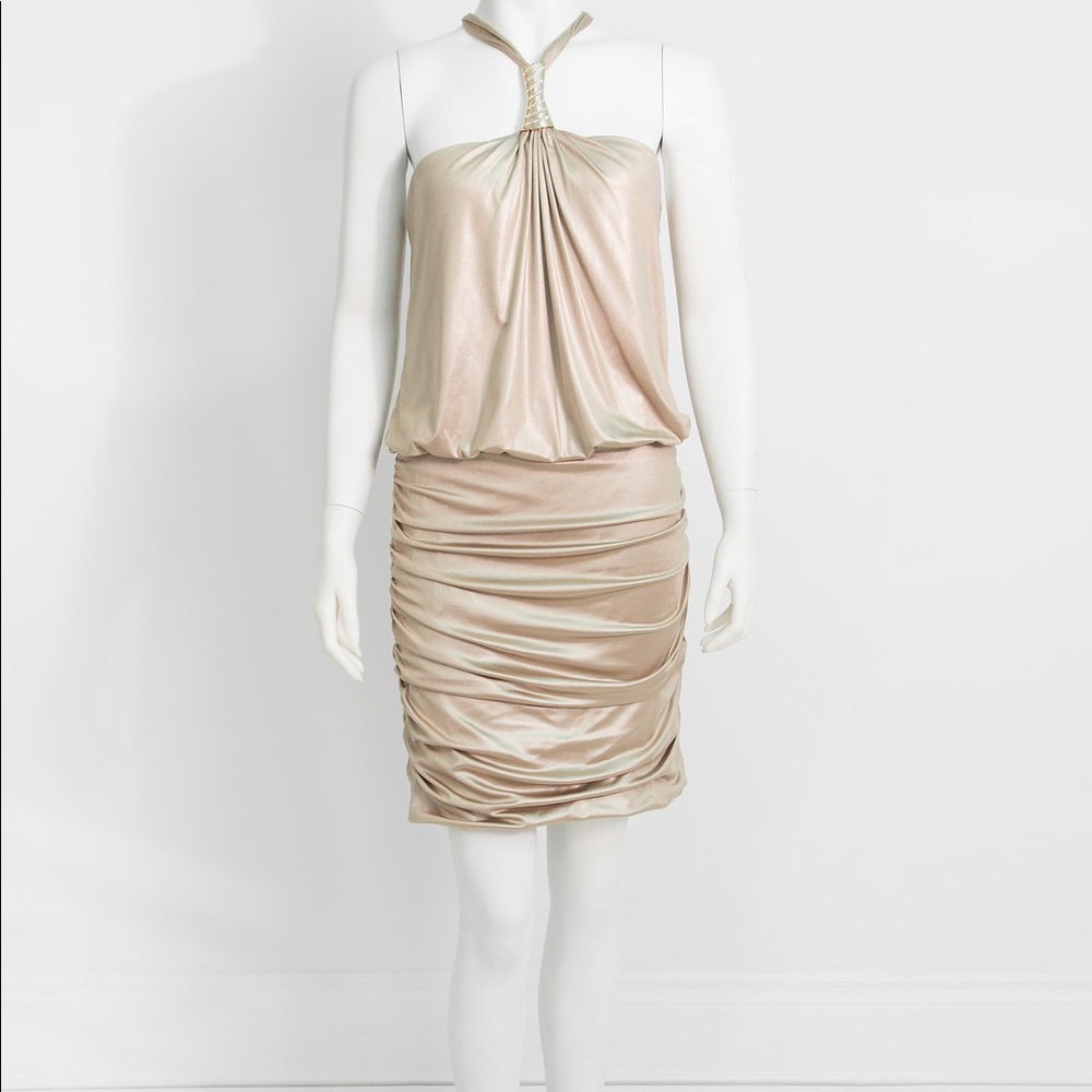 🚨sold🚨LM Collection Two way Halter Mini Dress